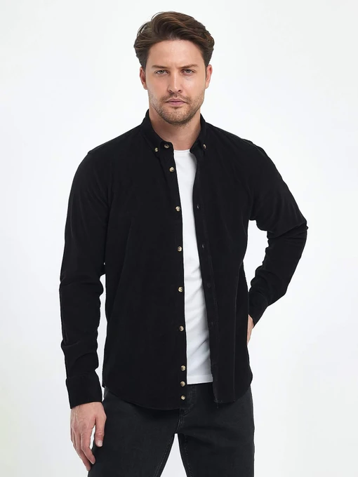 Рубашки Trend Collection модель TC10223BlackRBSHKMN Фото