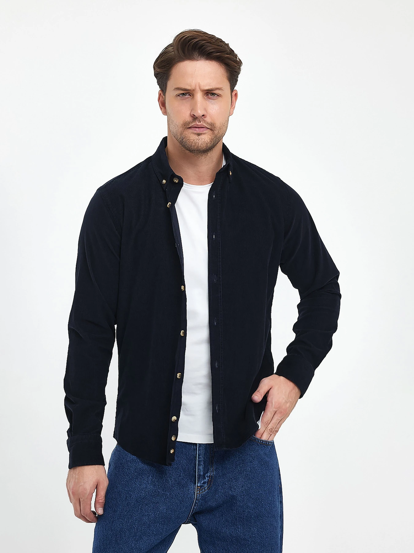 Рубашки Trend Collection модель TC10222DarkBlueRBSHKMN Фото