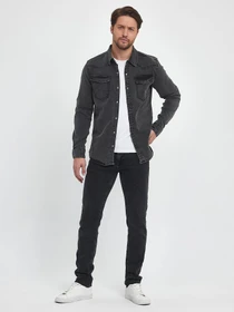 Рубашки Trend Collection модель TC9996BlackGreyRBSHKMN Фото