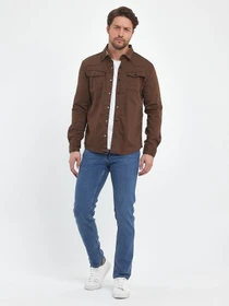 Рубашки Trend Collection модель TC9995BrownRBSHKMN Фото
