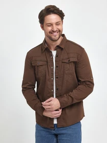 Рубашки Trend Collection модель TC9995BrownRBSHKMN Фото