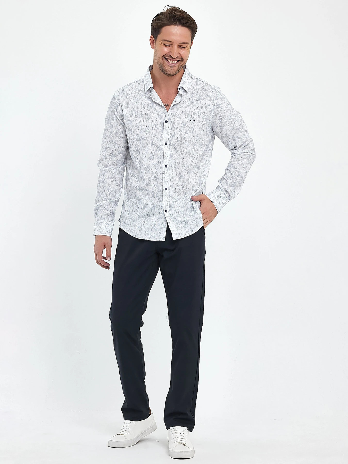 Рубашки Trend Collection модель TC9988WhiteRBSHKMN Фото