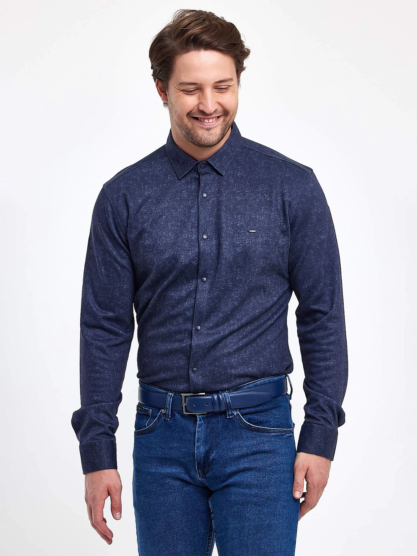 Рубашки Trend Collection модель TC9564DarkBlueRBSHKMN Рубашки Trend Collection модель TC9564DarkBlueRBSHKMN Фото