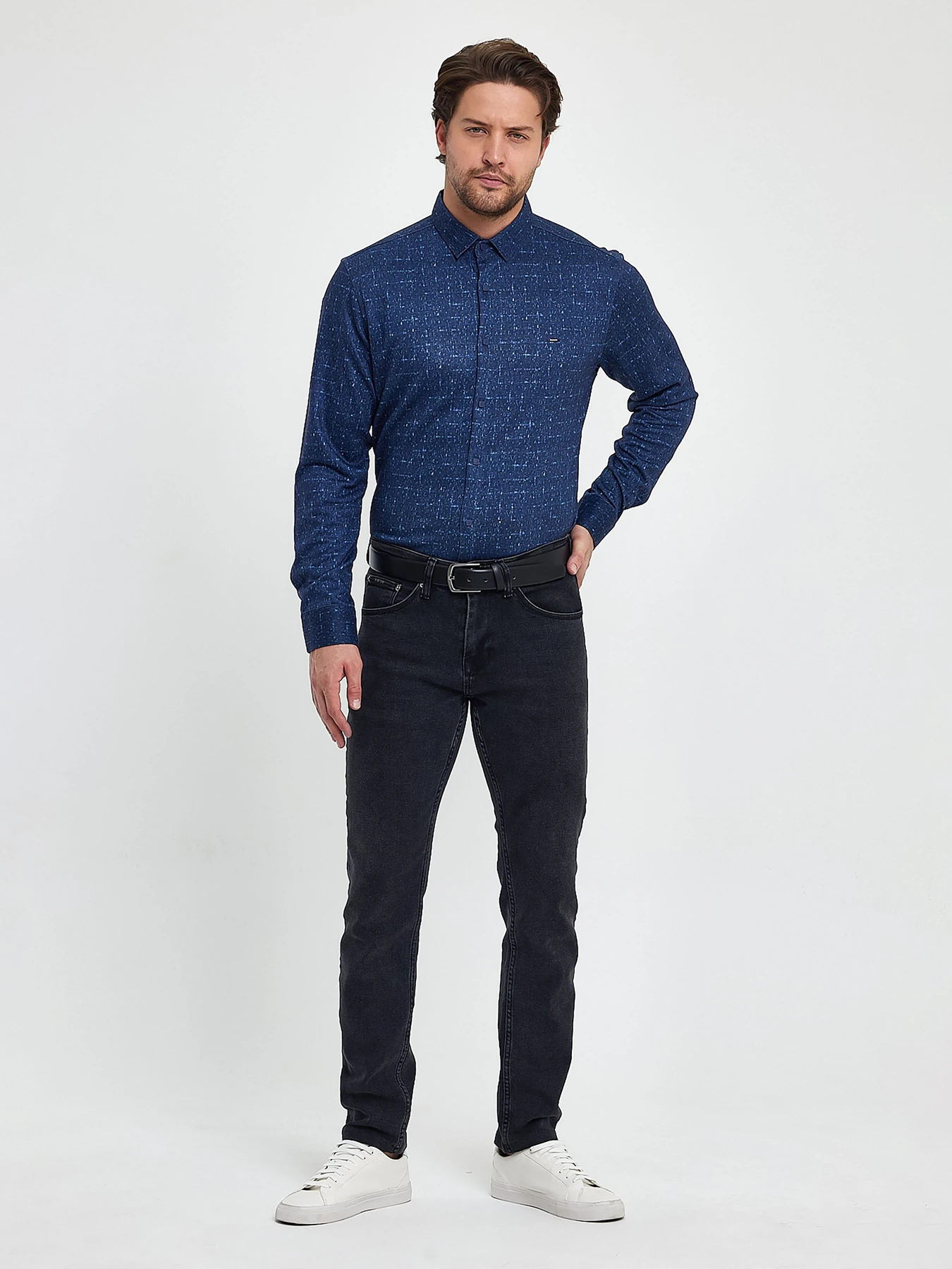 Рубашки Trend Collection модель TC9563BlueRBSHKMN Рубашки Trend Collection модель TC9563BlueRBSHKMN Фото