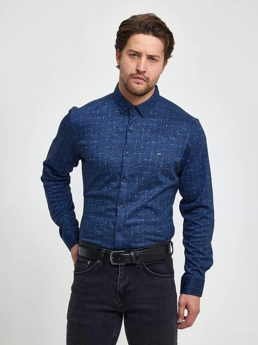 Рубашки Trend Collection модель TC9563BlueRBSHKMN Фото