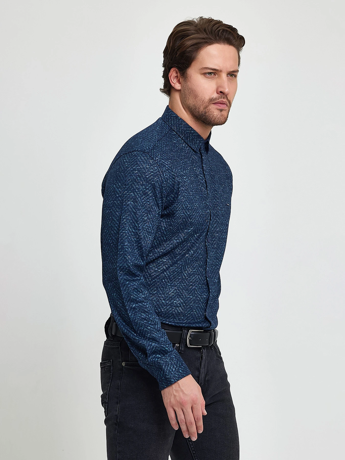 Рубашки Trend Collection модель TC9558BlueGreenRBSHKMN Фото