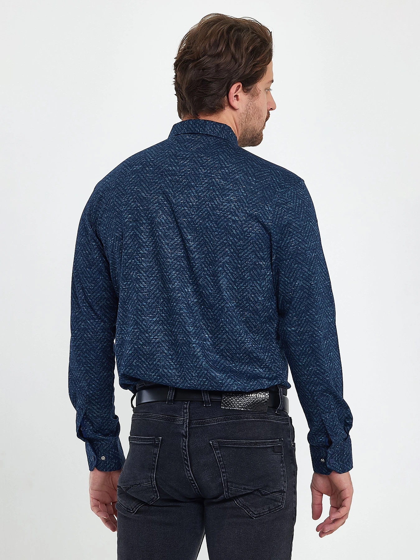 Рубашки Trend Collection модель TC9558BlueGreenRBSHKMN Фото