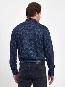 Рубашки Trend Collection модель TC9557BlueBrownRBSHKMN Фото
