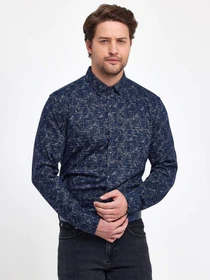 Рубашки Trend Collection модель TC9557BlueBrownRBSHKMN Фото
