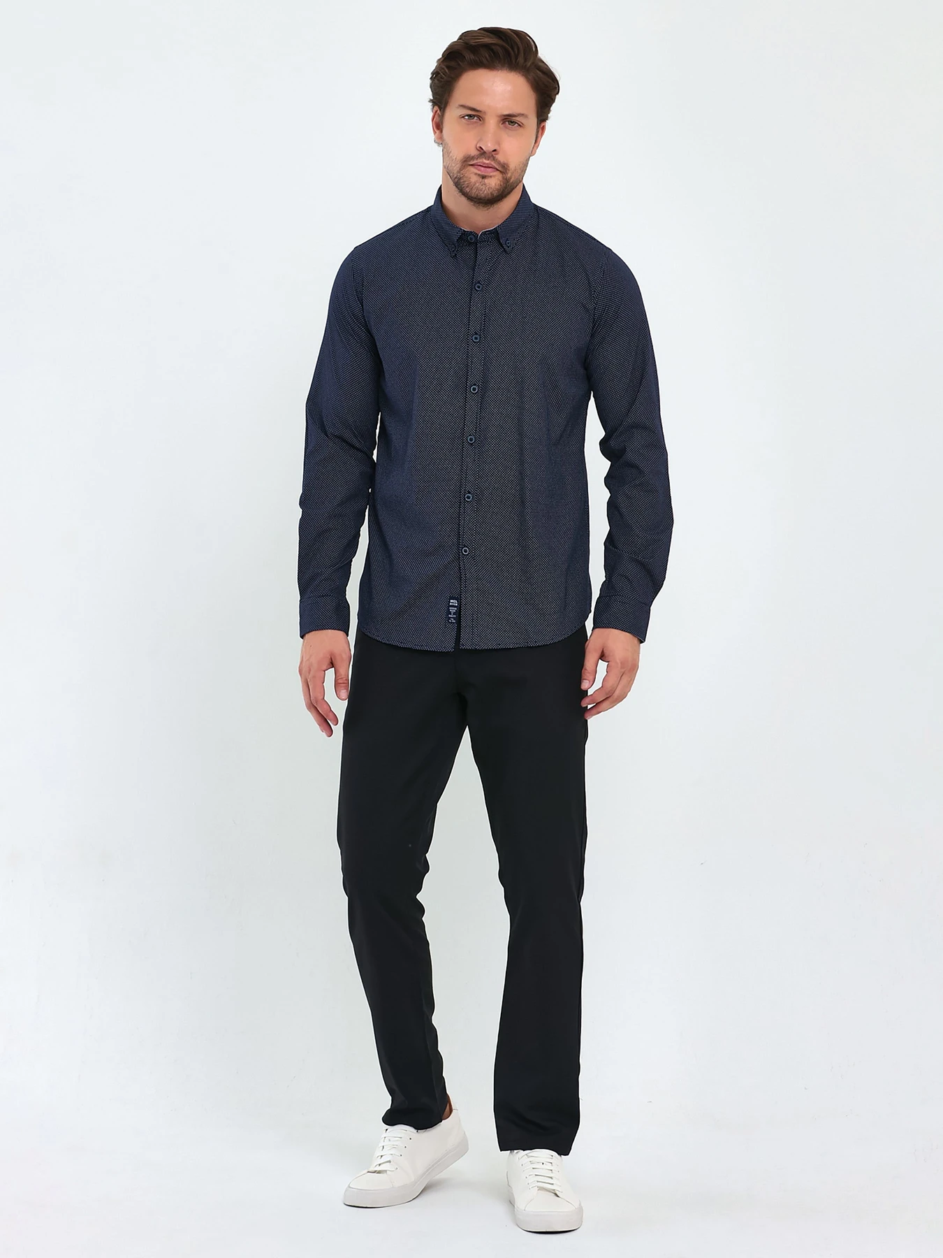 Рубашки Trend Collection модель TC9462DarkBlueRBSHKMN Фото
