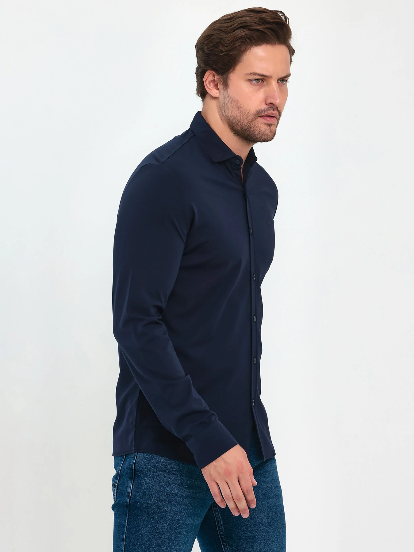 Рубашки Trend Collection модель TC9403BlueRBSHKMN Рубашки Trend Collection модель TC9403BlueRBSHKMN Фото