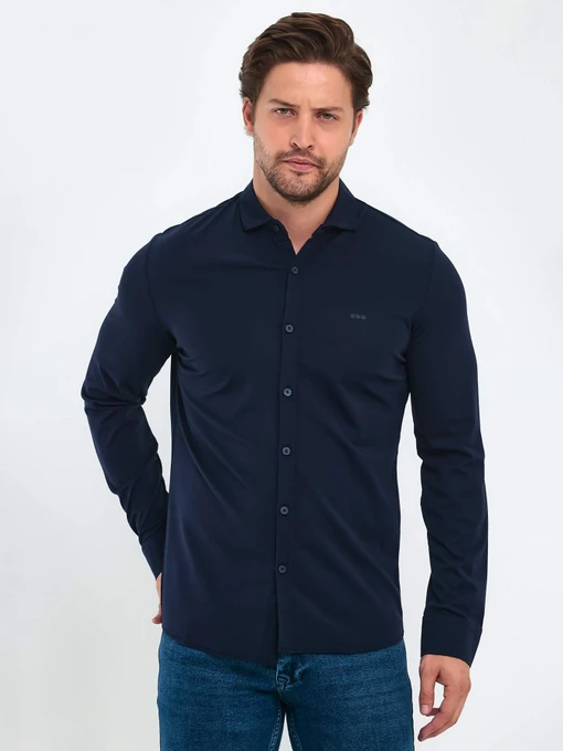 Сорочки Trend Collection модель TC9403BlueRBSHKMN Фото