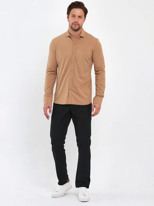 Сорочки Trend Collection модель TC9402BrownRBSHKMN Фото