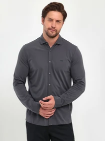 Рубашки Trend Collection модель TC9399GreyRBSHKMN Фото