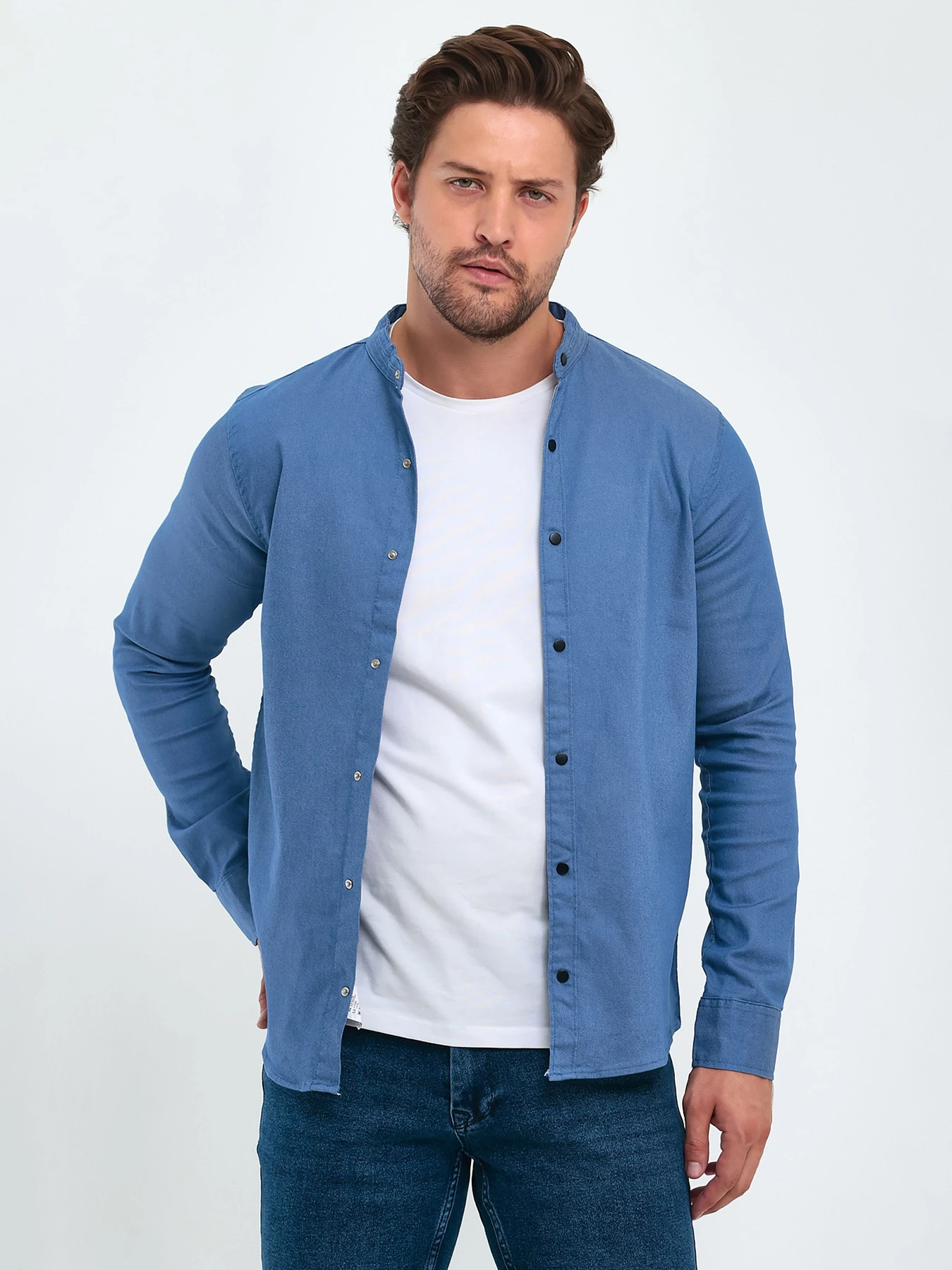 Рубашки Trend Collection модель TC9343BlueRBSHKMN Фото