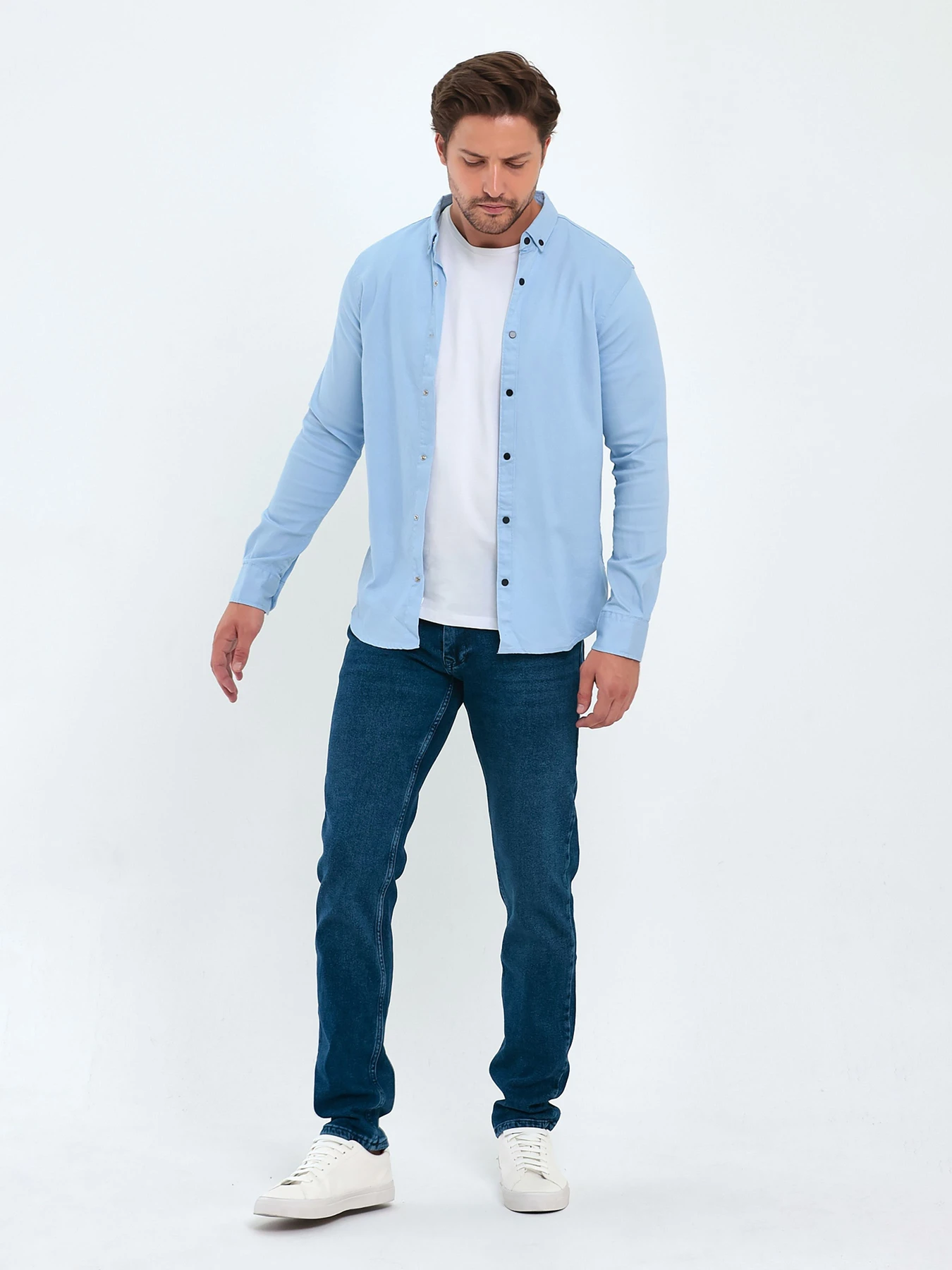 Рубашки Trend Collection модель TC9338LightBlueRBSHKMN Фото