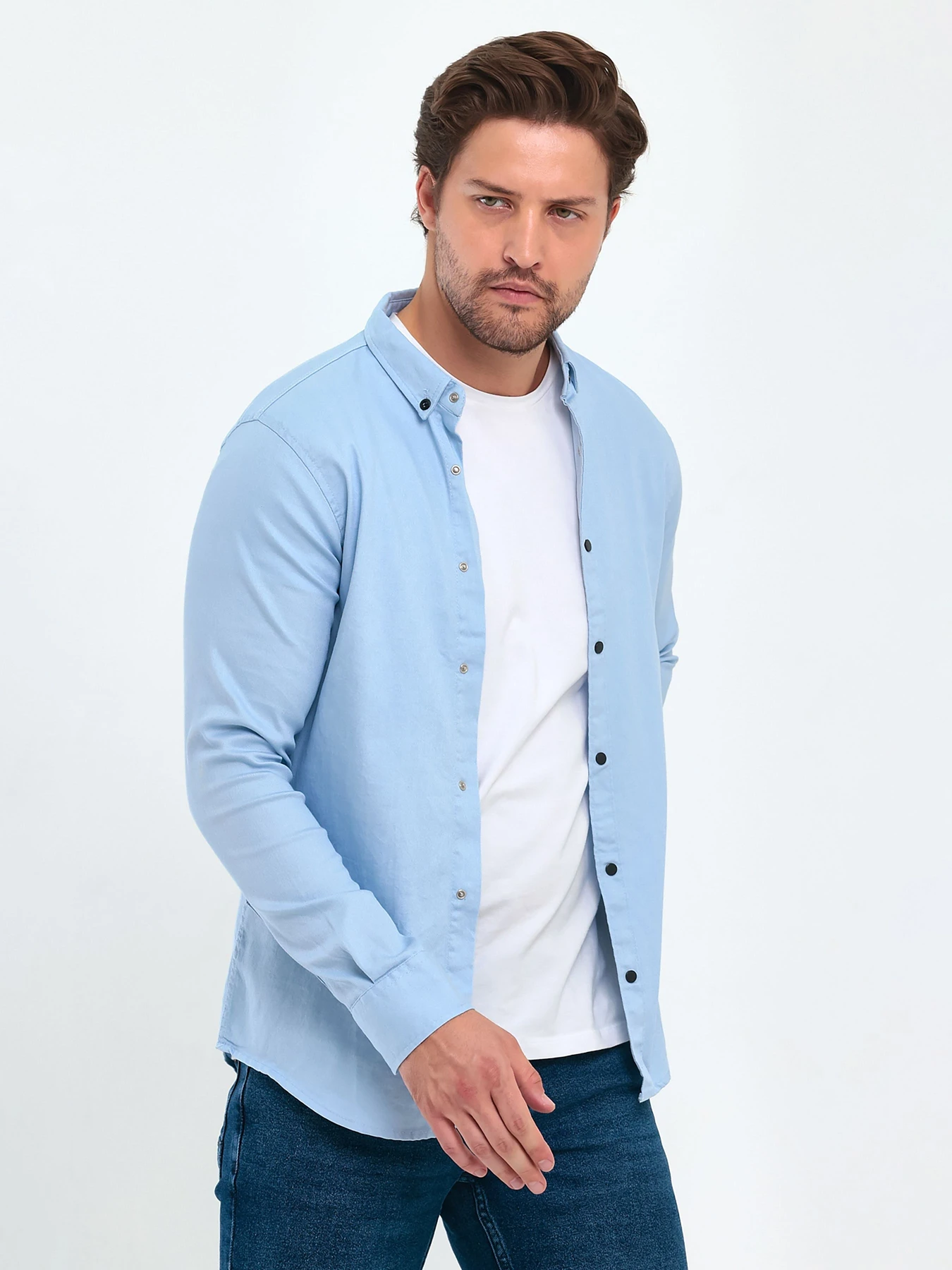 Рубашки Trend Collection модель TC9338LightBlueRBSHKMN Фото