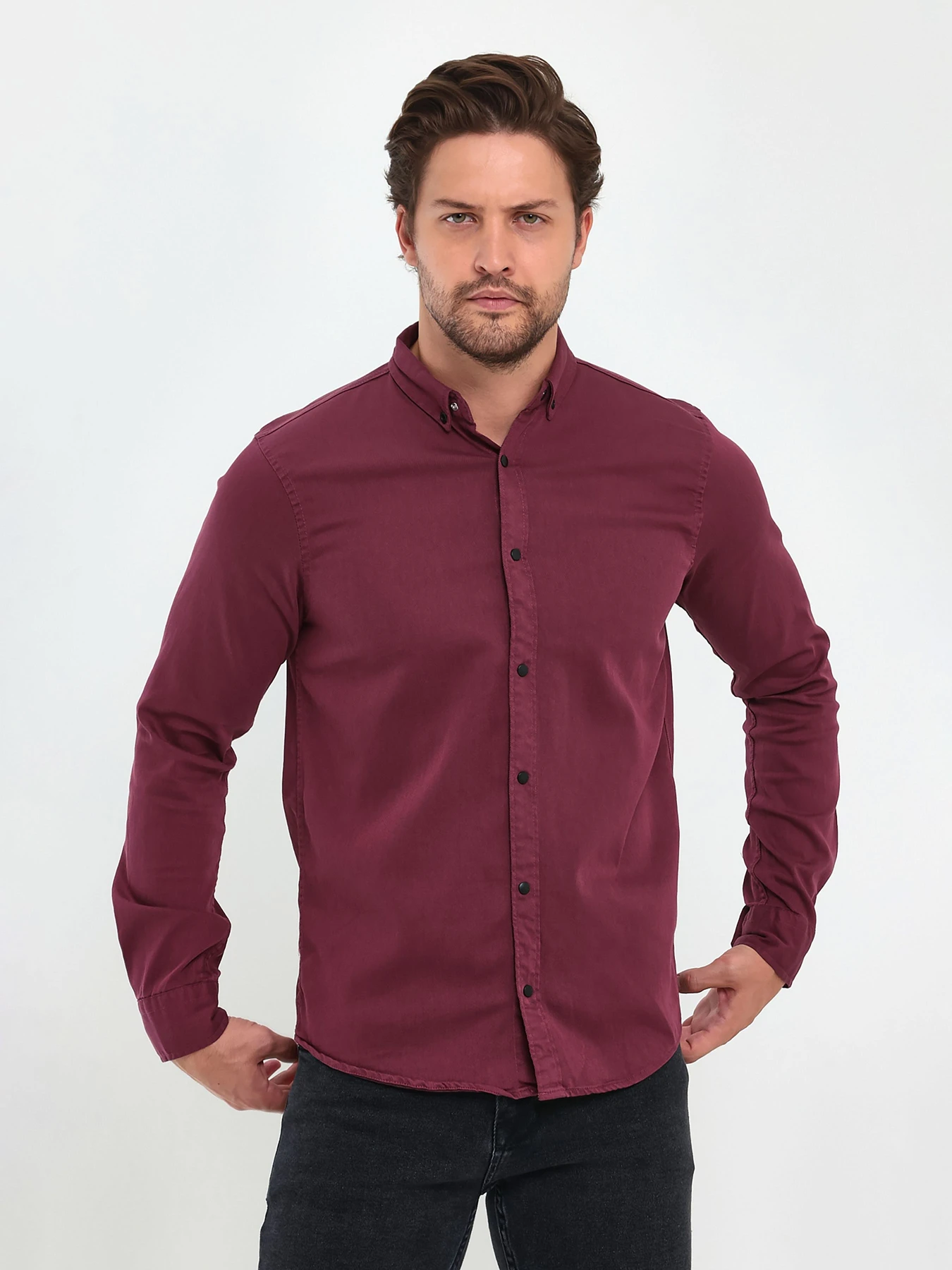 Рубашки Trend Collection модель TC9337BordoRBSHKMN Фото