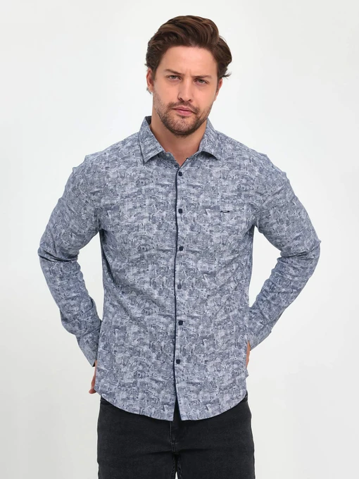 Рубашки Trend Collection модель TC9290GreyRBSHKMN Фото