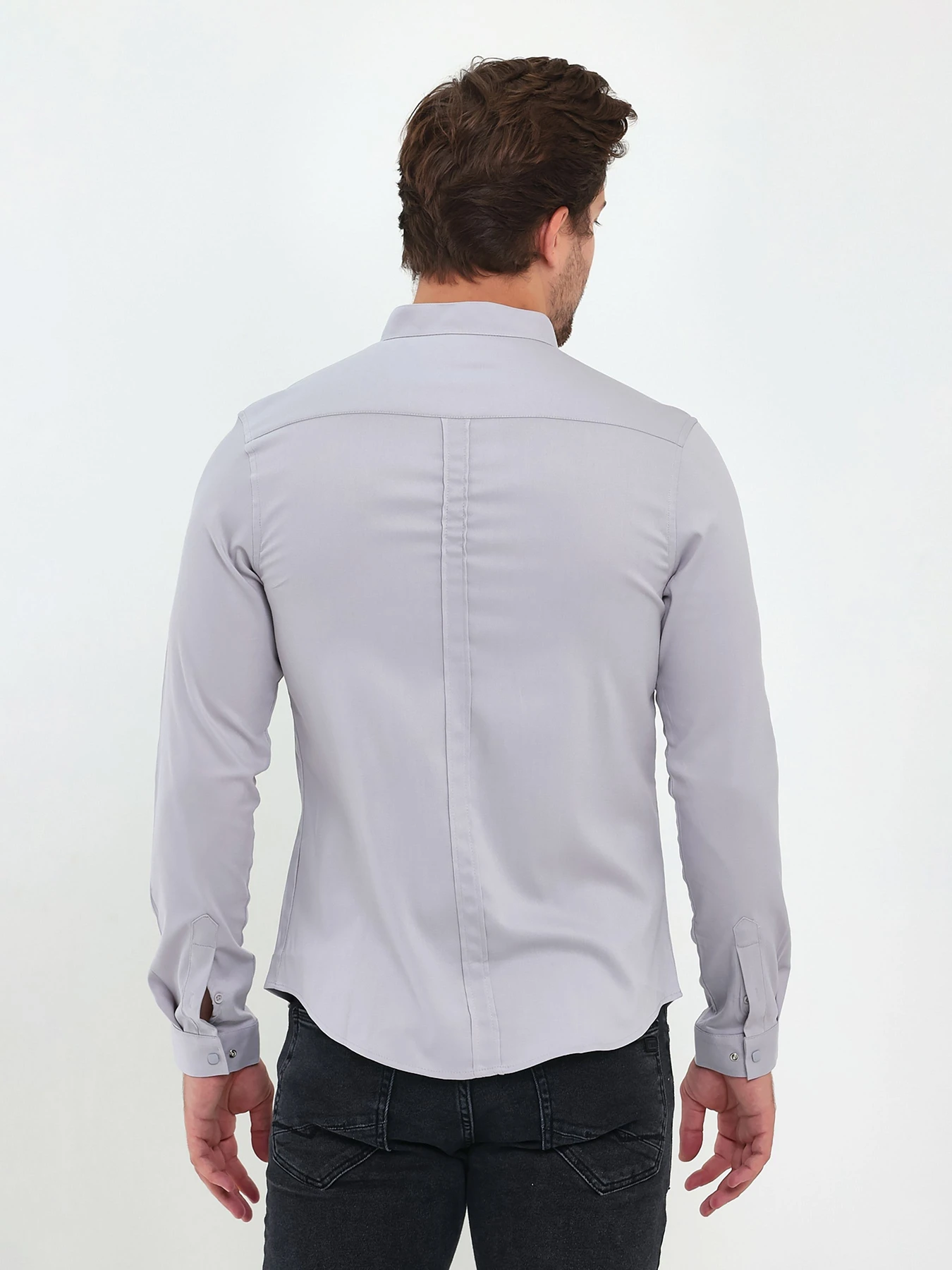 Рубашки Trend Collection модель TC9284LightGreyRBSHKMN Фото