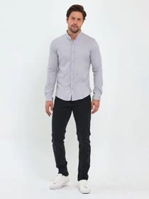 Рубашки Trend Collection модель TC9284LightGreyRBSHKMN Фото