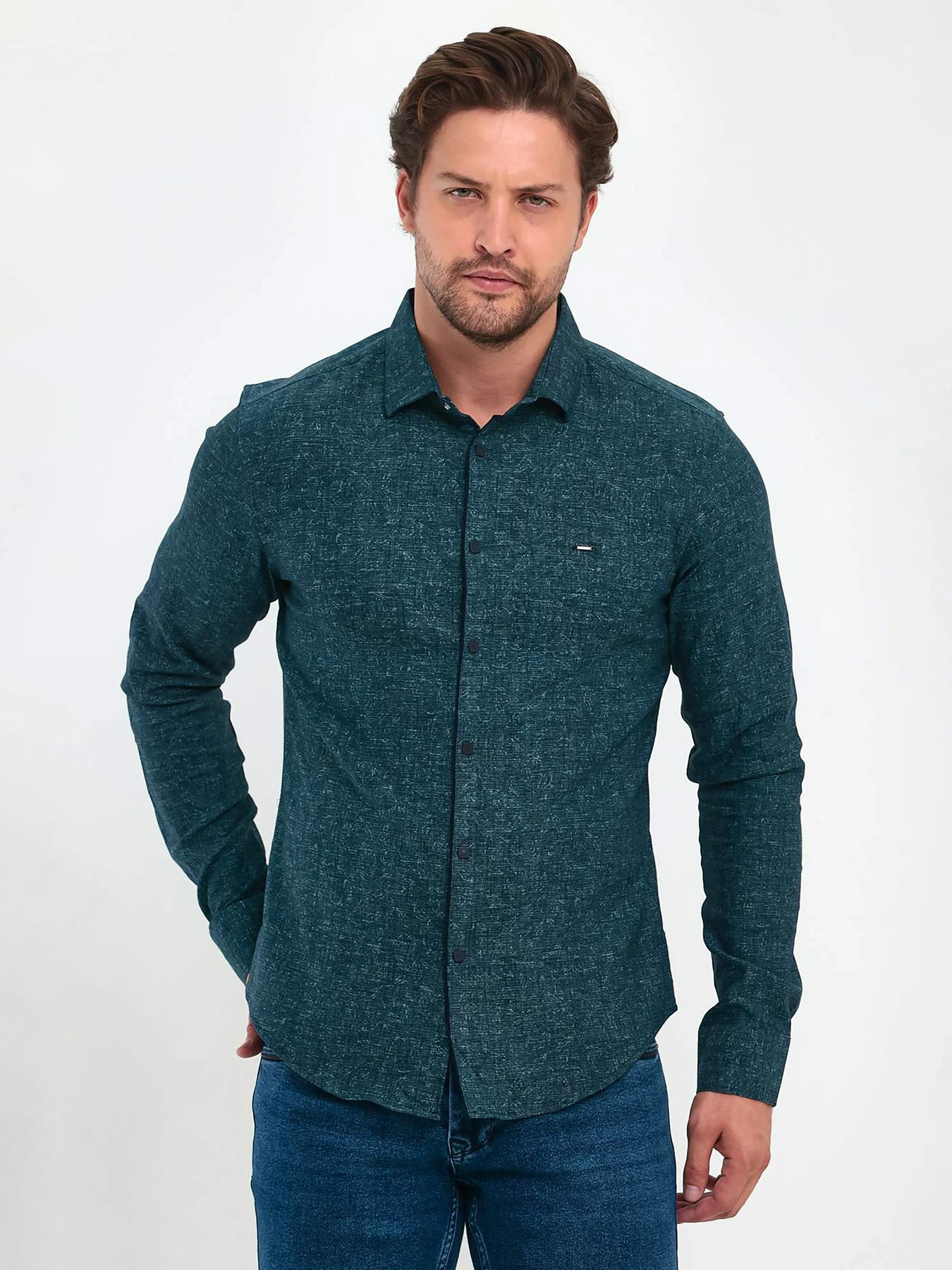 Рубашки Trend Collection модель TC9282DarkBlueRBSHKMN Фото