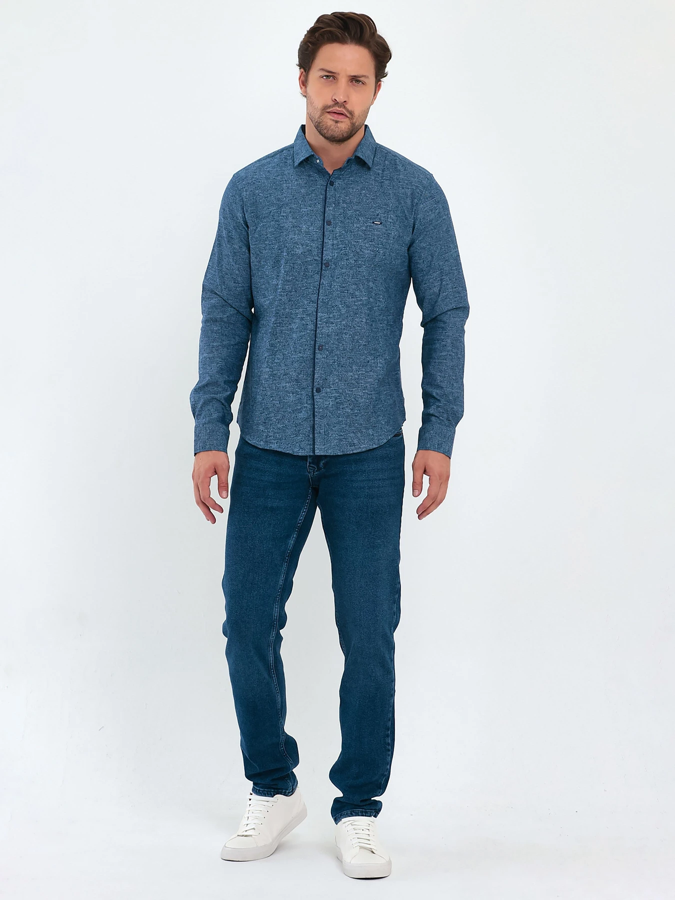 Рубашки Trend Collection модель TC9280BlueRBSHKMN Рубашки Trend Collection модель TC9280BlueRBSHKMN Фото