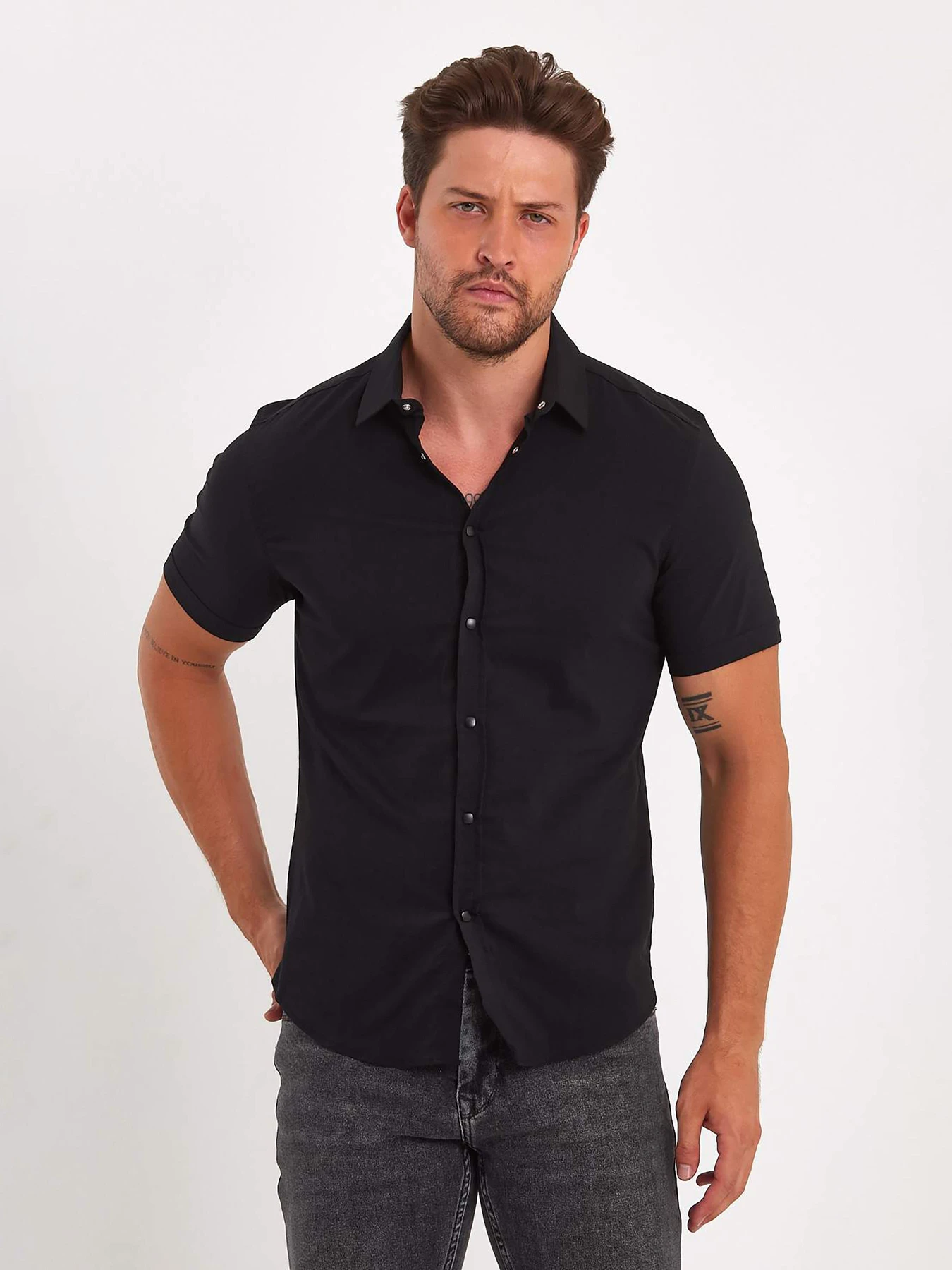 Рубашки Trend Collection модель TC8881BlackRBSHKMN Фото