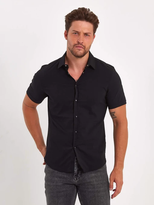 Рубашки Trend Collection модель TC8881BlackRBSHKMN Фото