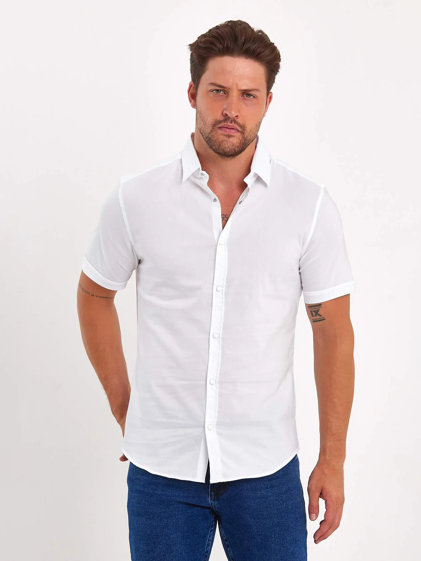 Рубашки Trend Collection модель TC8878WhiteRBSHKMN Фото