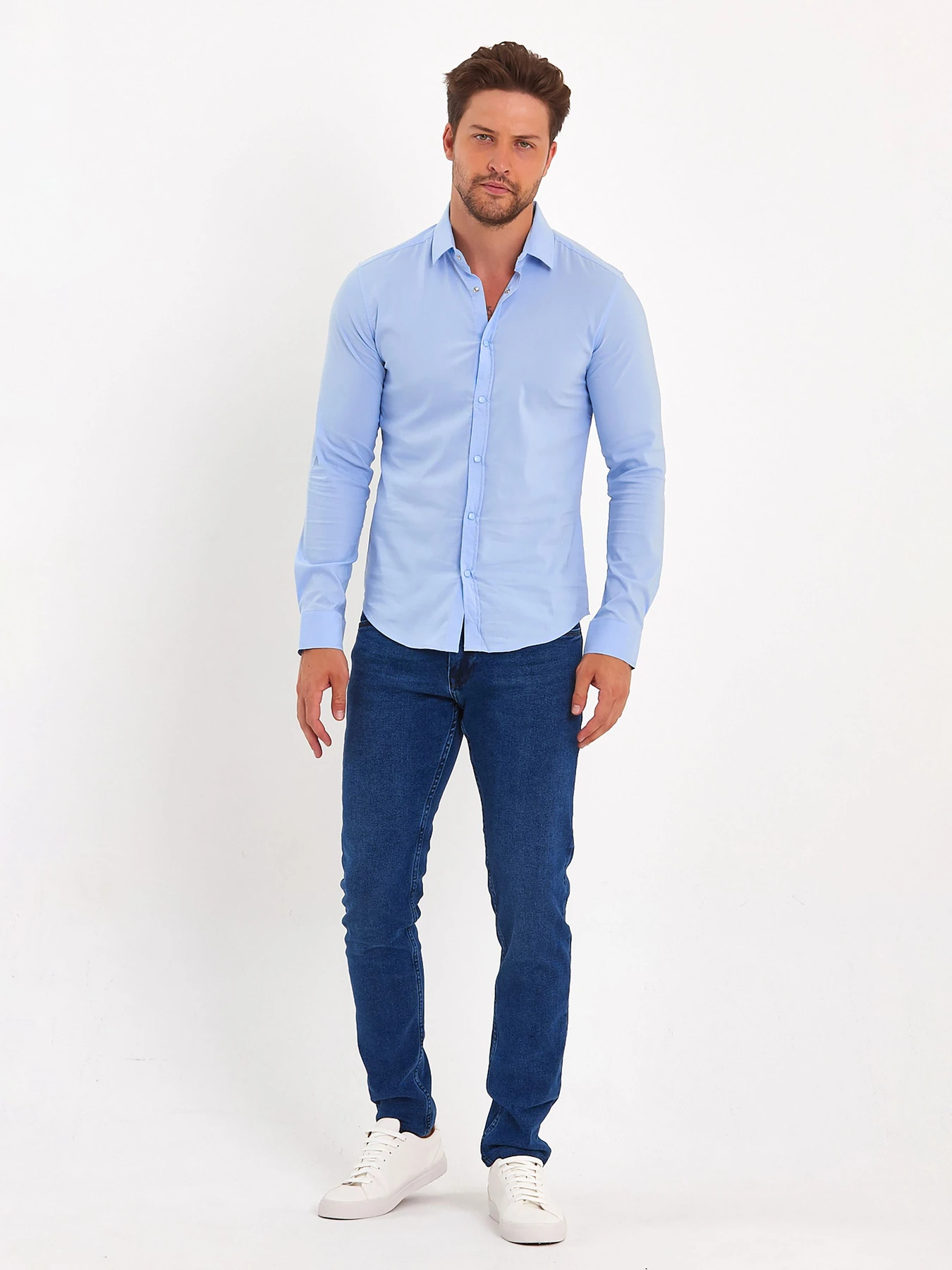 Рубашки Trend Collection модель TC8872LightBlueRBSHKMN Фото