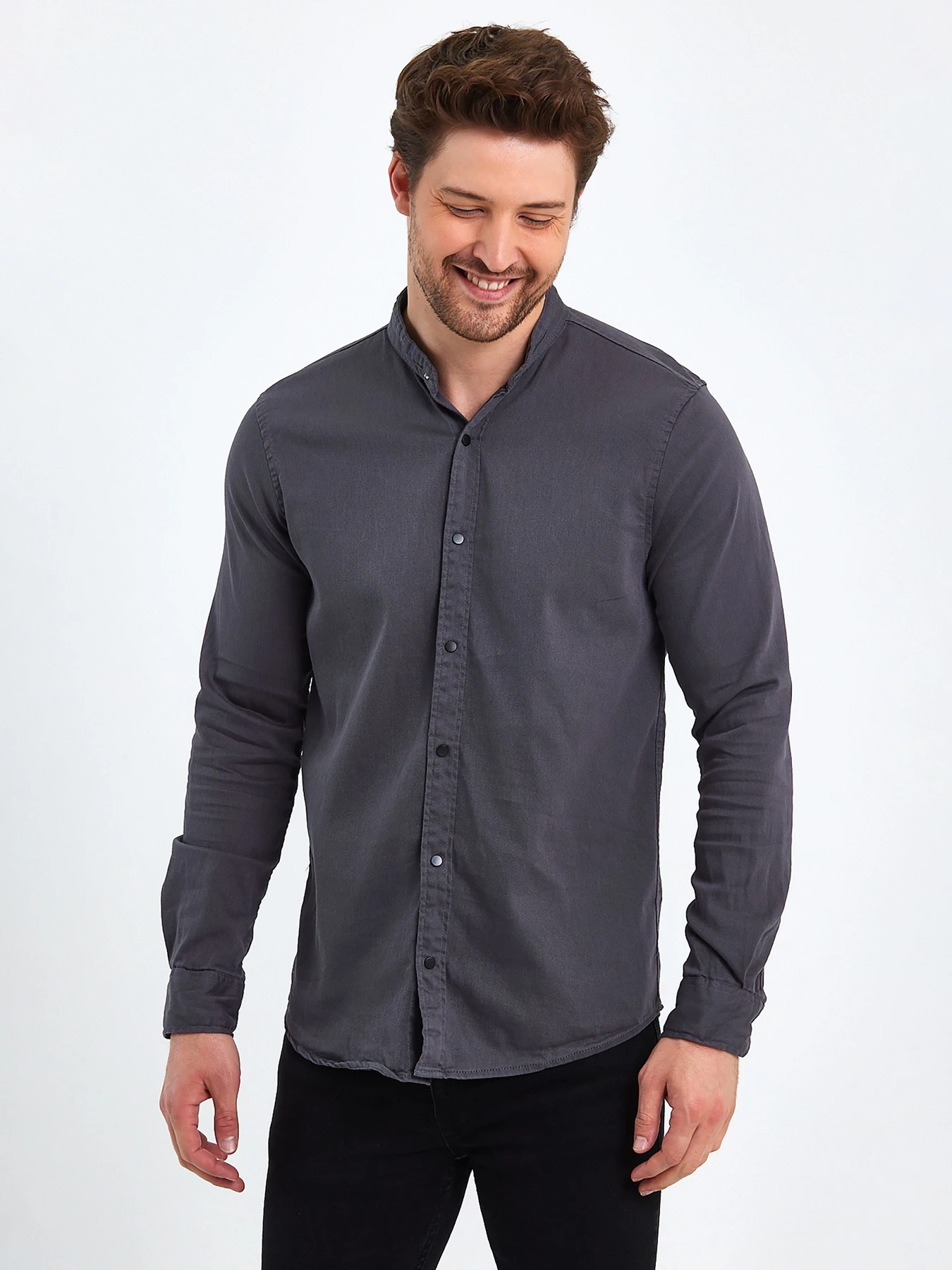 Рубашки Trend Collection модель TC8208DarkGreyRBSHKMN Фото