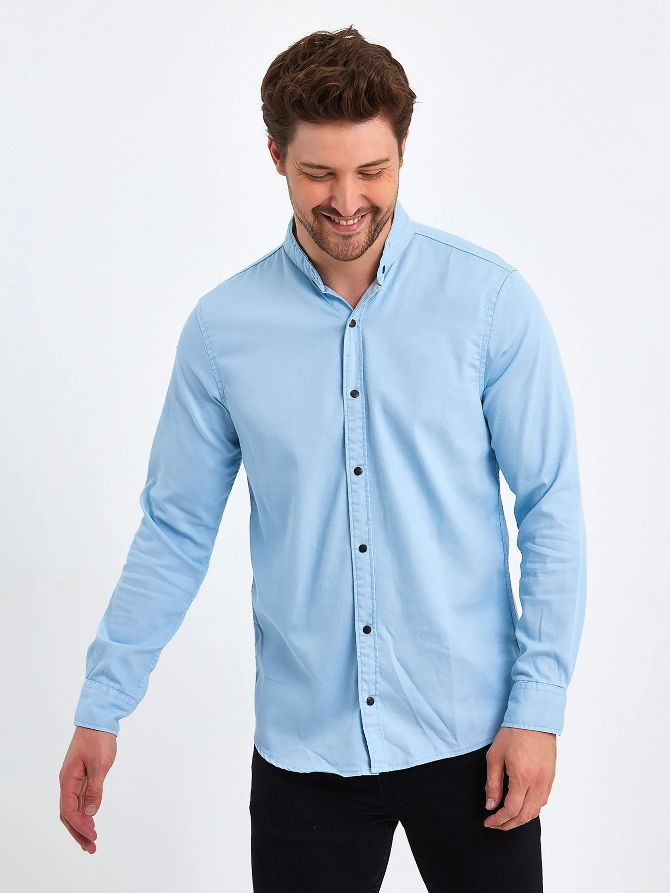 Рубашки Trend Collection модель TC8207LightBlueRBSHKMN Фото