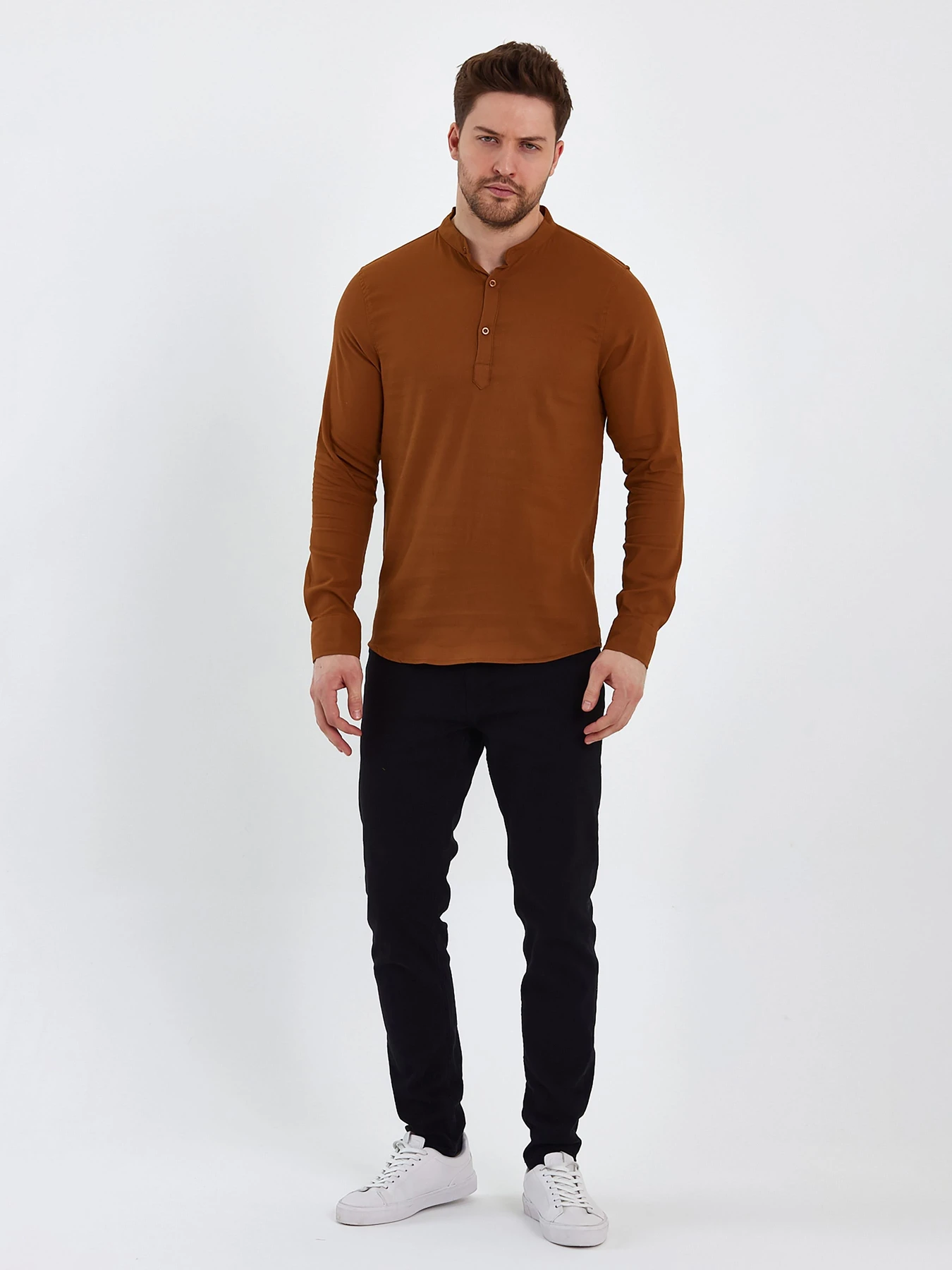 Рубашки Trend Collection модель TC8133BrownRBSHKMN Рубашки Trend Collection модель TC8133BrownRBSHKMN Фото