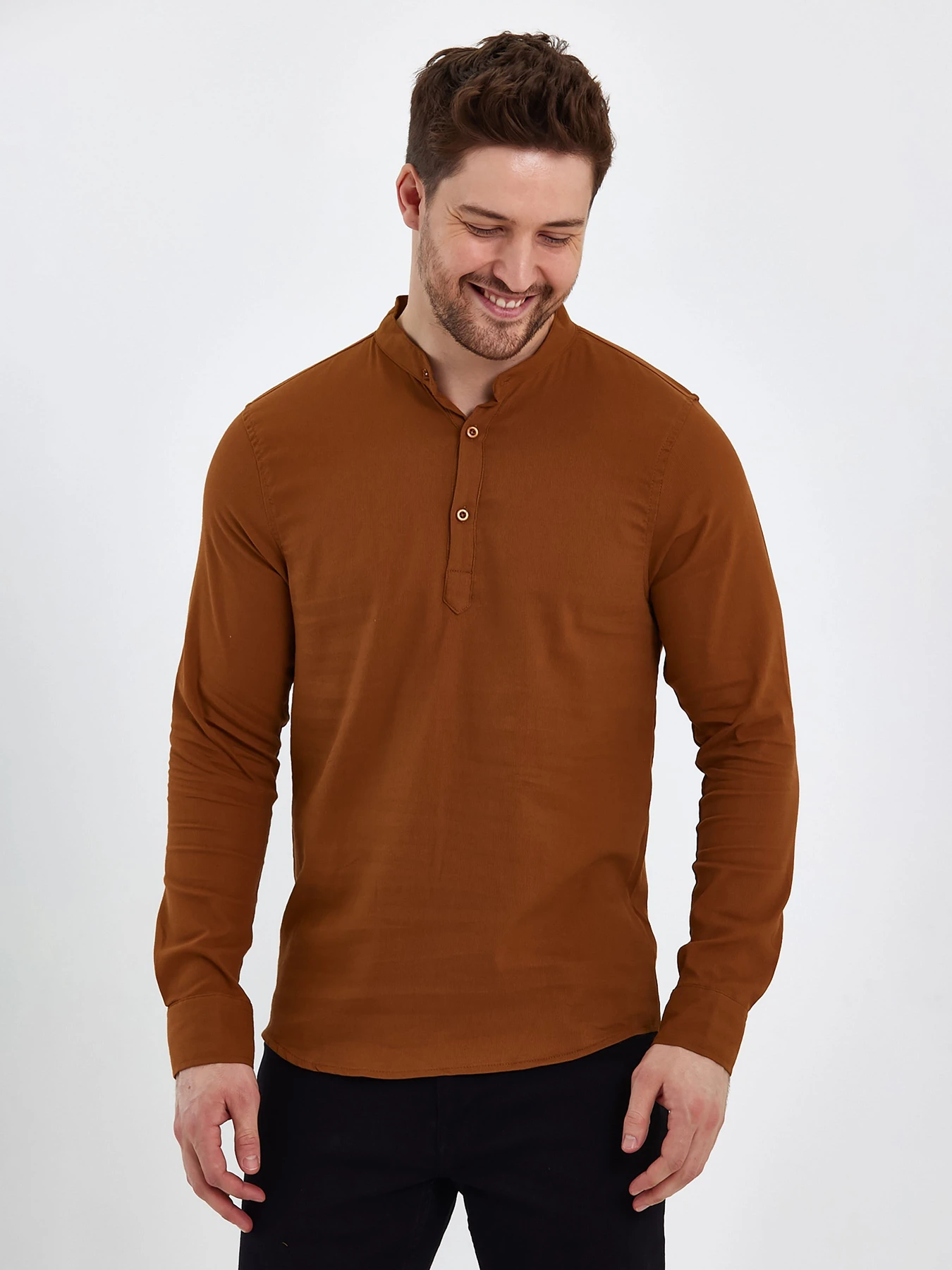 Рубашки Trend Collection модель TC8133BrownRBSHKMN Рубашки Trend Collection модель TC8133BrownRBSHKMN Фото