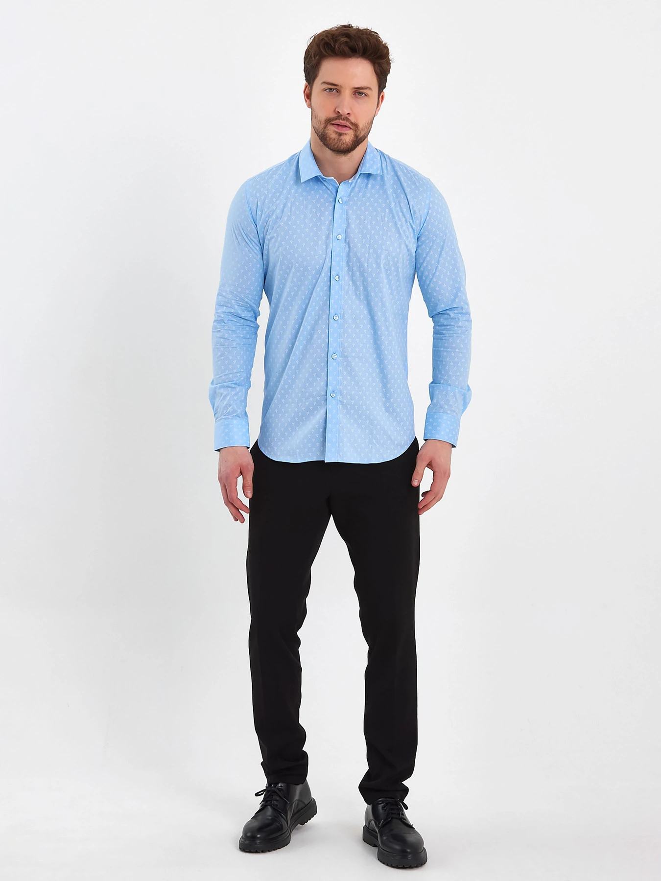 Рубашки Trend Collection модель TC8080LightBlueRBSHKMN Фото