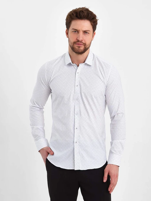 Рубашки Trend Collection модель TC8079WhiteRBSHKMN Фото