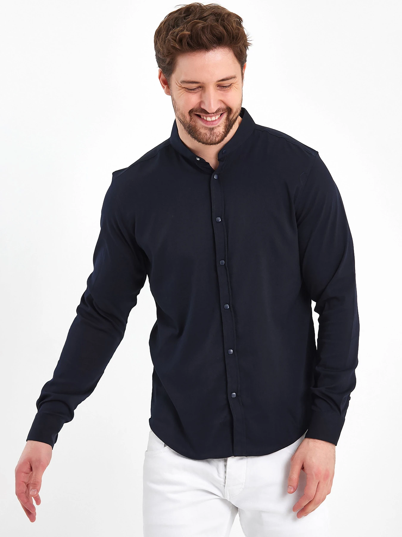 Рубашки Trend Collection модель TC7804DarkBlueRBSHKMN Фото