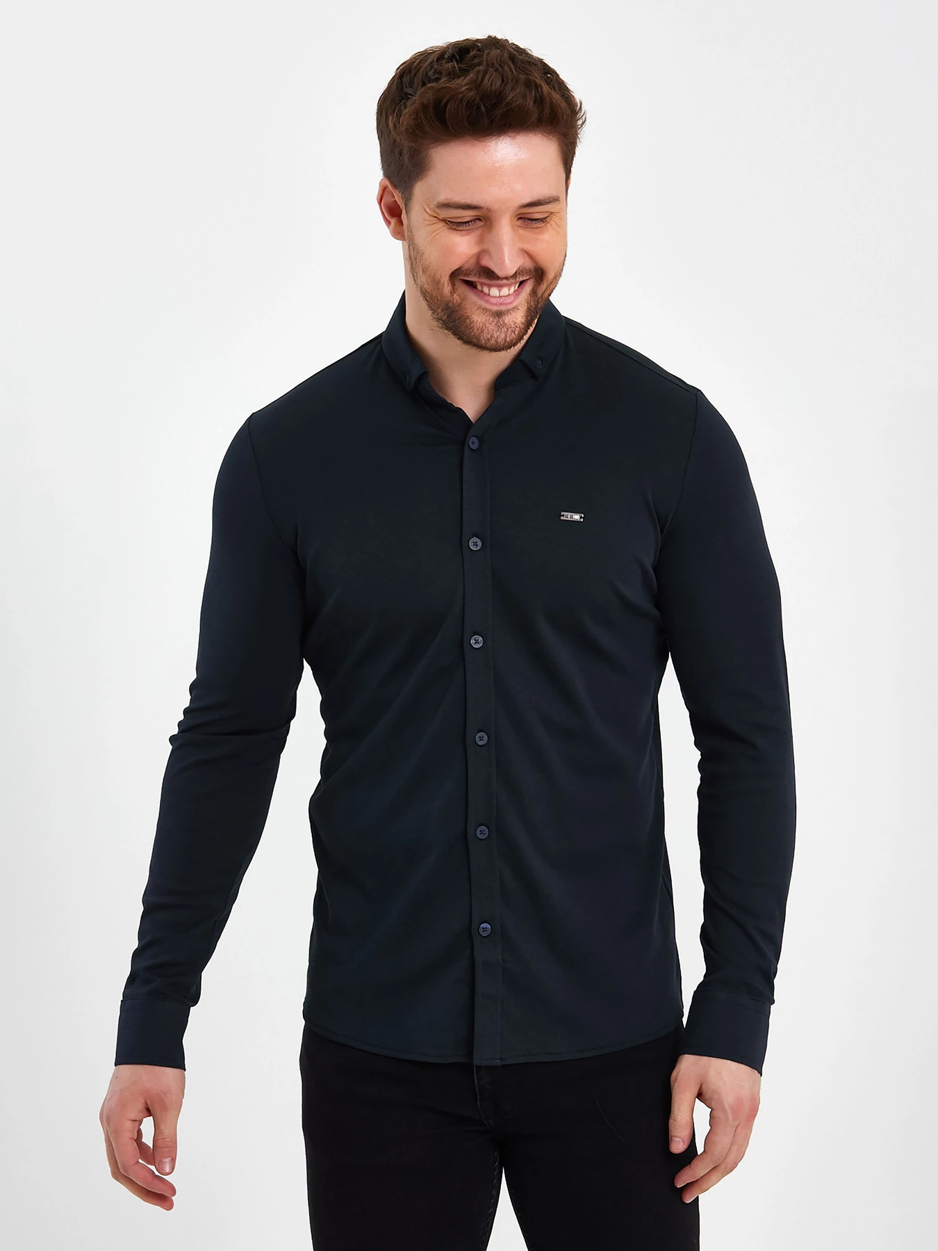Рубашки Trend Collection модель TC7679BlueRBSHKMN Фото