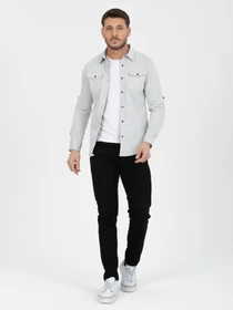 Рубашки Trend Collection модель TC7433LightGreyRBSHKMN Фото