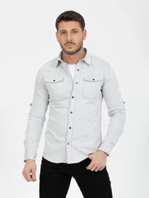Рубашки Trend Collection модель TC7433LightGreyRBSHKMN Фото