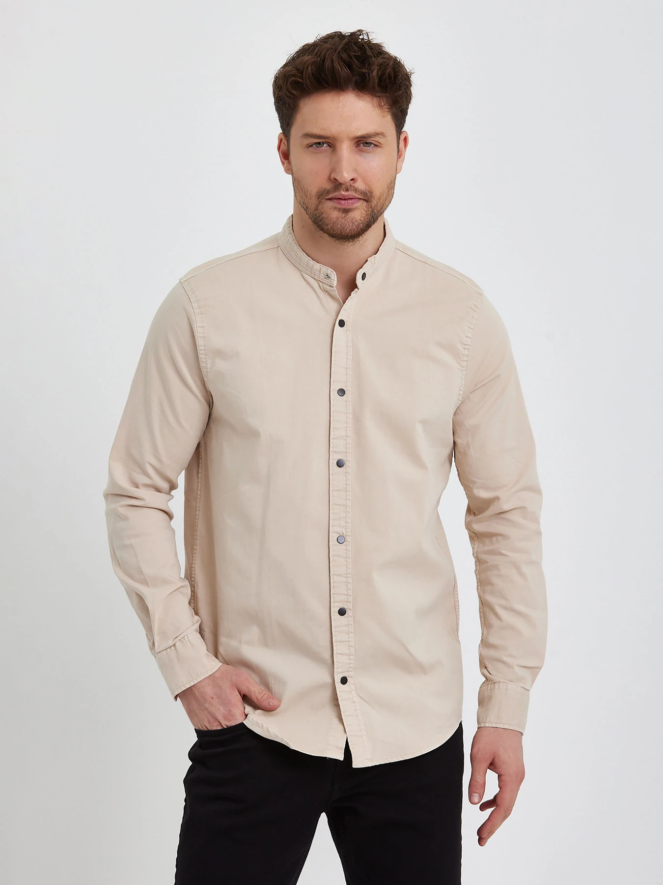 Рубашки Trend Collection модель TC7412SandRBSHKMN Фото