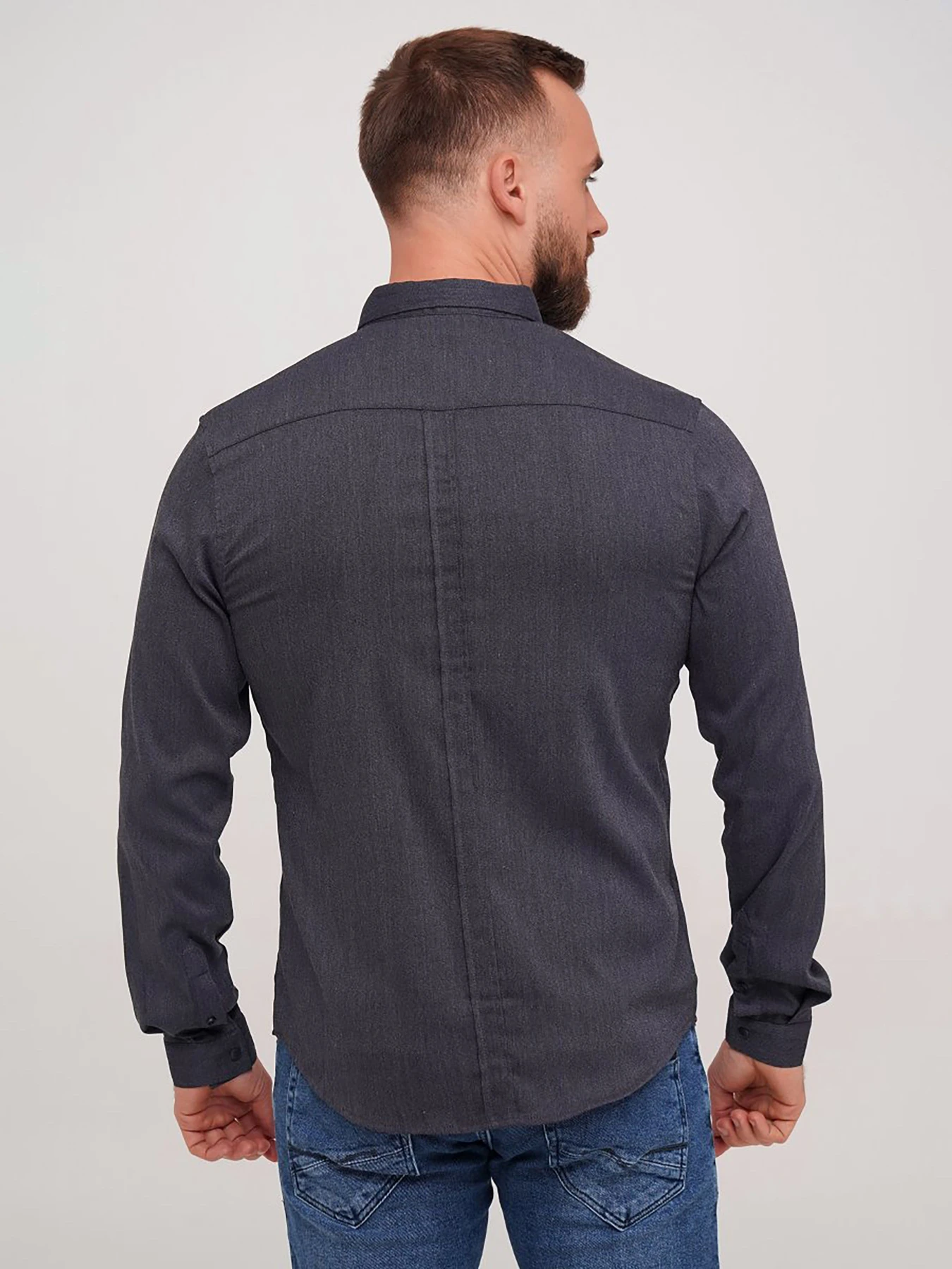Рубашки Trend Collection модель TC7222DarkGreyRBSHKMN Рубашки Trend Collection модель TC7222DarkGreyRBSHKMN Фото