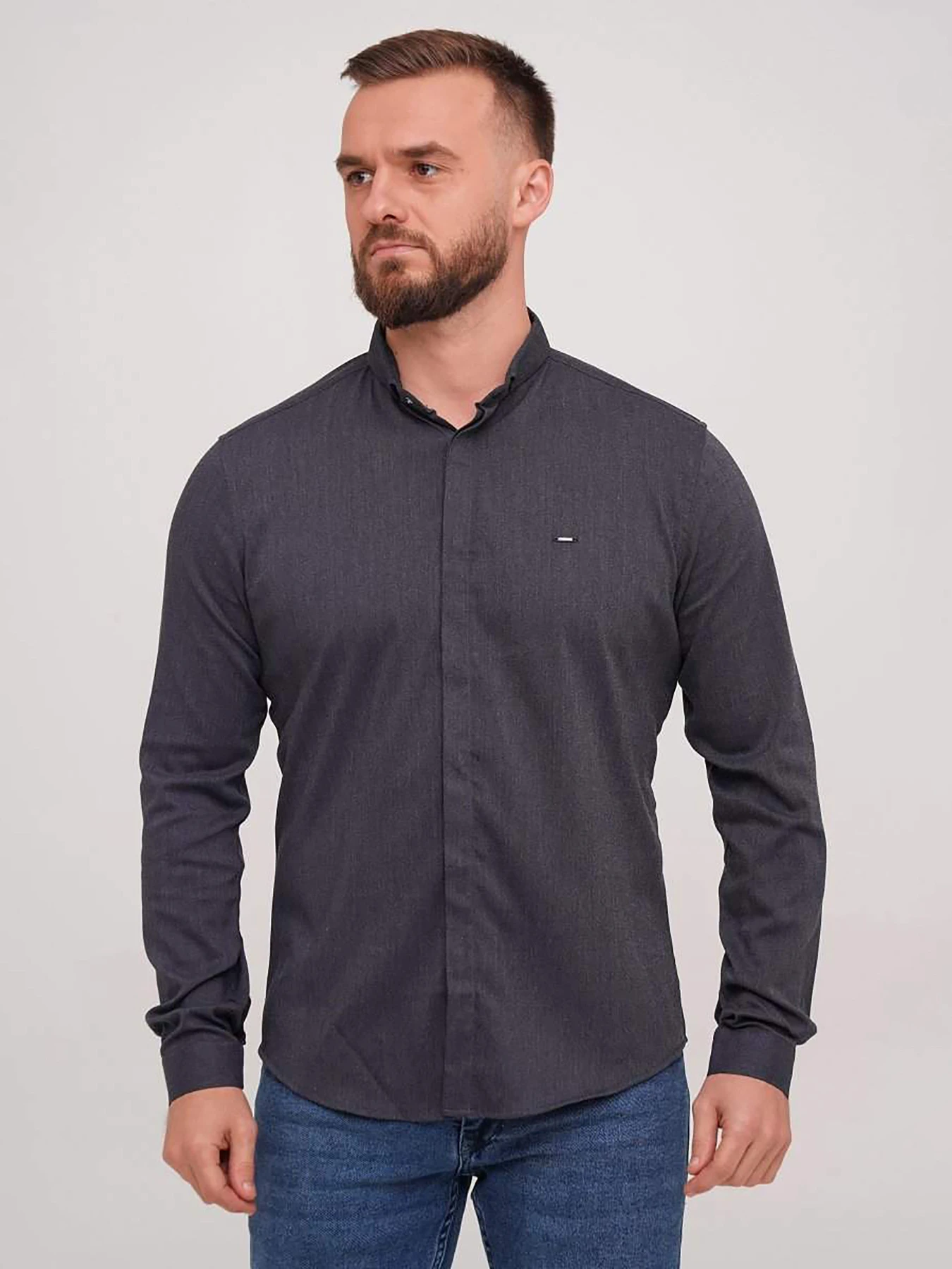 Рубашки Trend Collection модель TC7222DarkGreyRBSHKMN Рубашки Trend Collection модель TC7222DarkGreyRBSHKMN Фото