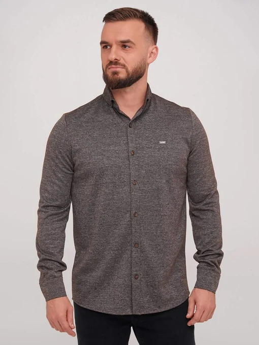 Рубашки Trend Collection модель TC7127BrownRBSHKMN Фото