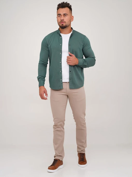 Рубашки Trend Collection модель TC6564GreenRBSHKMN Фото