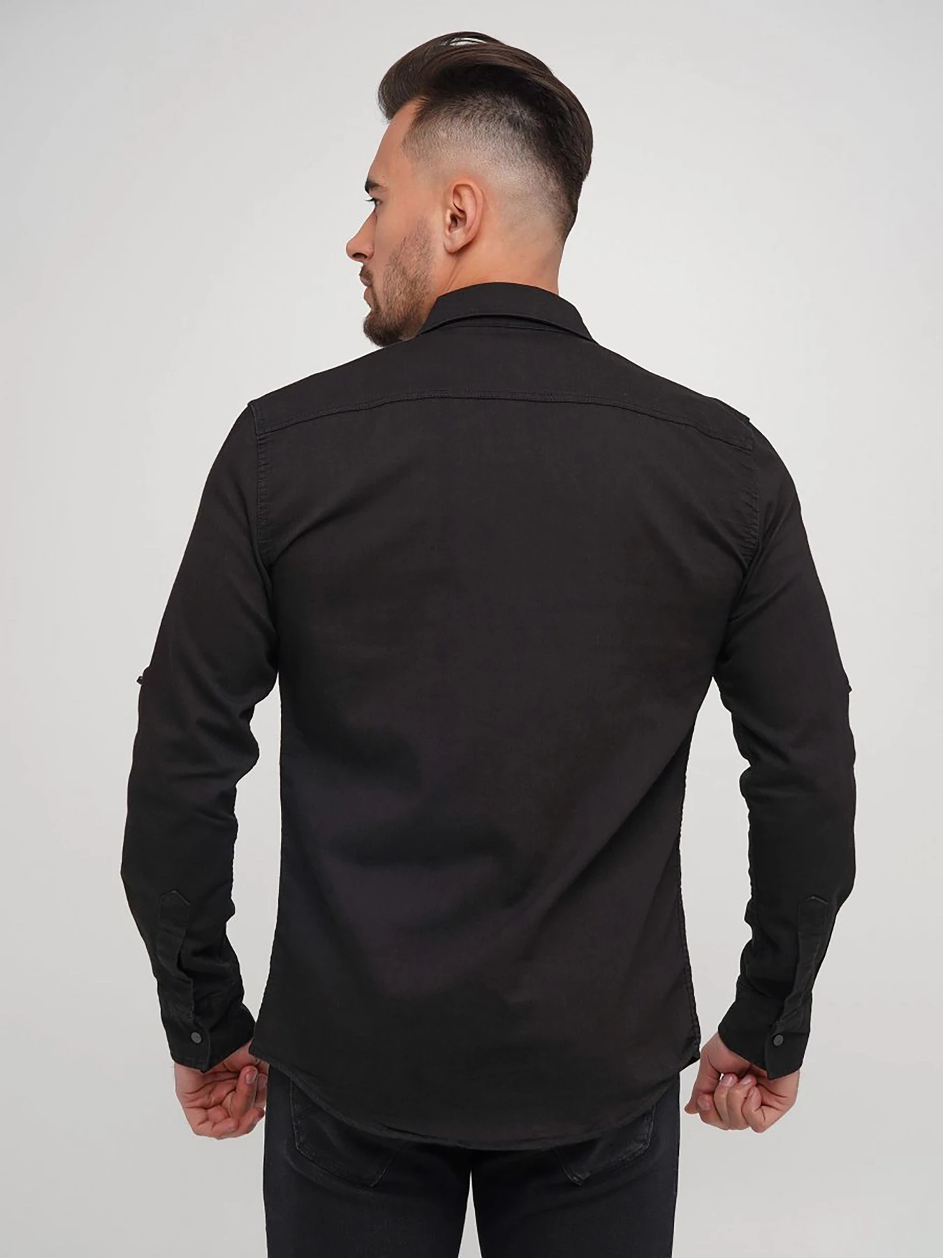 Рубашки Trend Collection модель TC5979BlackRBSHKMN Фото
