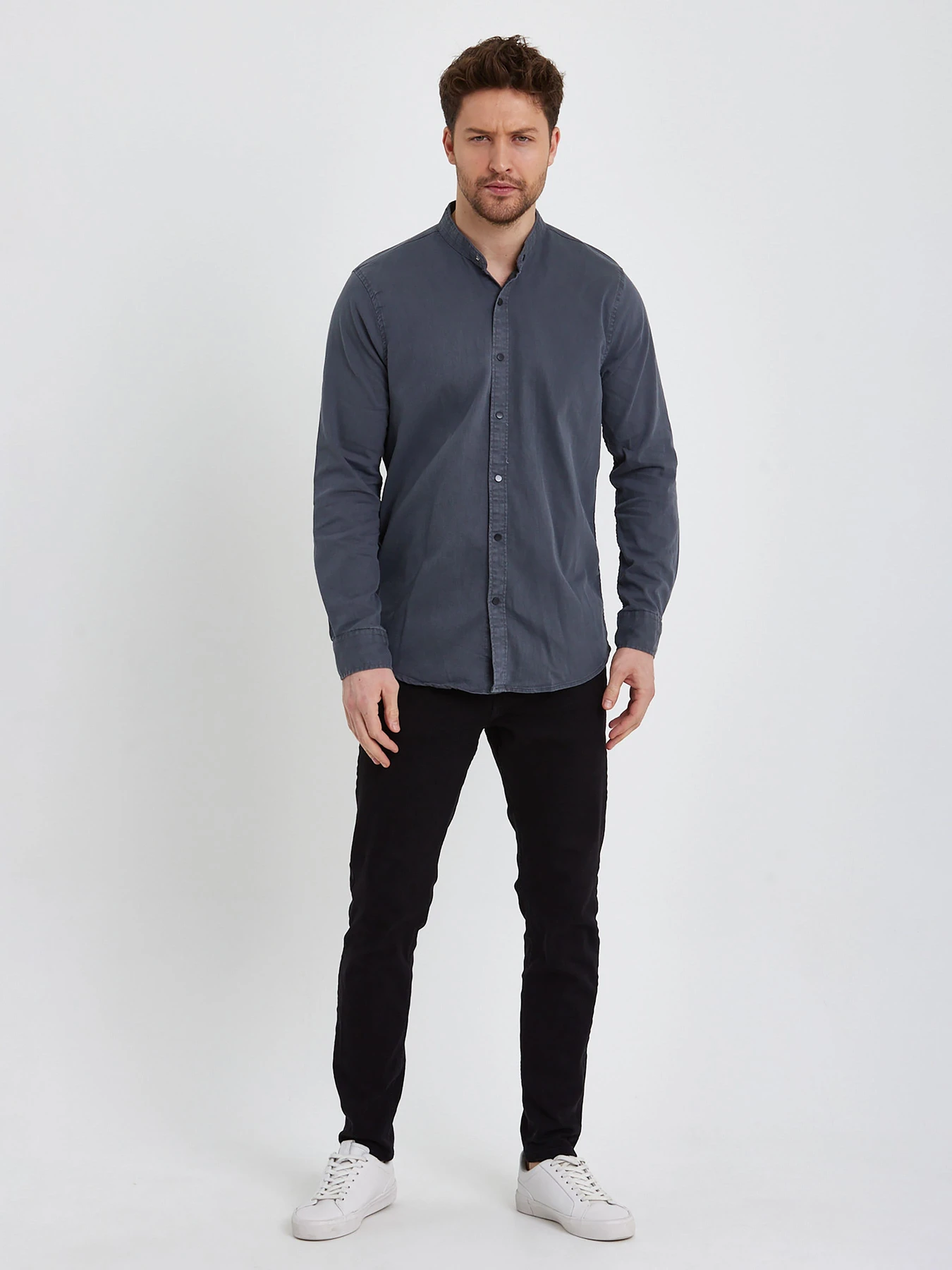 Рубашки Trend Collection модель TC5970GreyRBSHKMN Фото