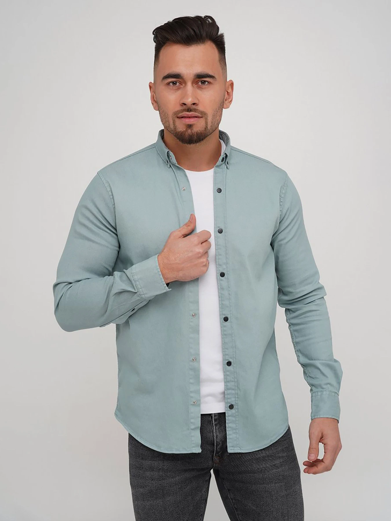 Рубашки Trend Collection модель TC5967MintRBSHKMN Фото