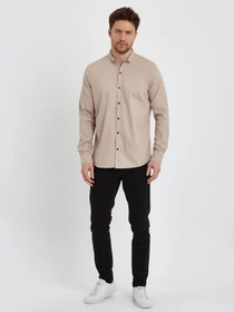 Рубашки Trend Collection модель TC5965BeigeRBSHKMN Фото